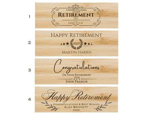 Personalised Wooden Wine Box Gift Set – Boss Colleague Retirement Present Unique Leaving Gift