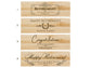 Personalised Wooden Wine Box Gift Set – Boss Colleague Retirement Present Unique Leaving Gift