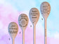 Personalised 1st Birthday Name/Date Cake Smash Wooden Spoon