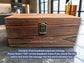 Personalised Wooden Single Glass Whiskey Box Gift Set -  Milestone Birthday Gift