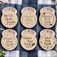 Personalised Wooden Baby First Tooth Box