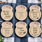 Personalised Wooden Baby First Curl Box