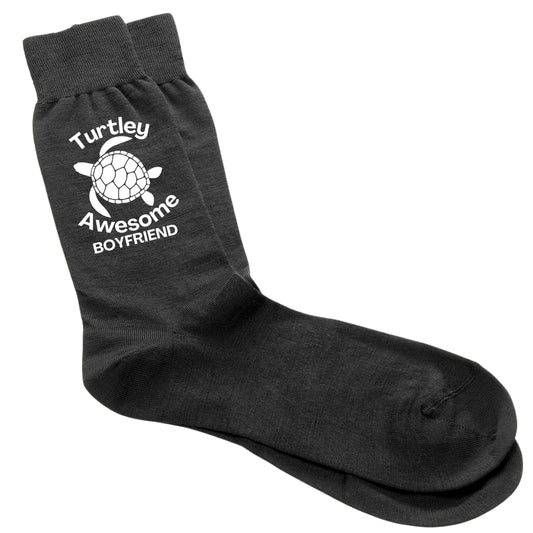 Turtley Awesome Boyfriend - Men's Socks Size 6-12