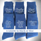 Personalised Wedding Socks - Men's Size 6-12